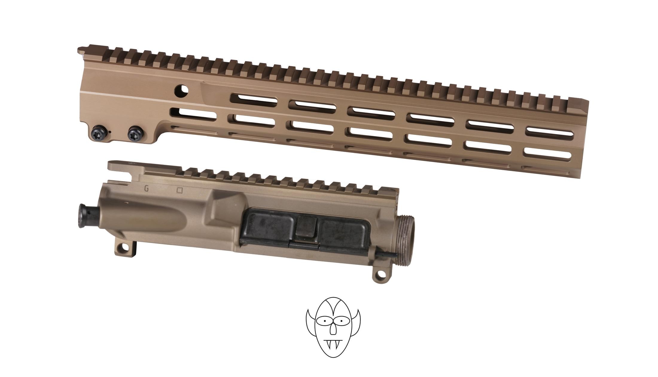 Geissele Automatics Super Duty Center Tab MK16 Assembled AR-15 Upper Receiver - 13.5" - DDC - BLEMULA